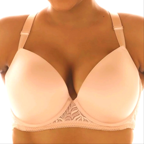 ʕ·ᴥ·ʔNWOT Paramour Carolina Seamless Plunge Bra 36N - Picture 1 of 2